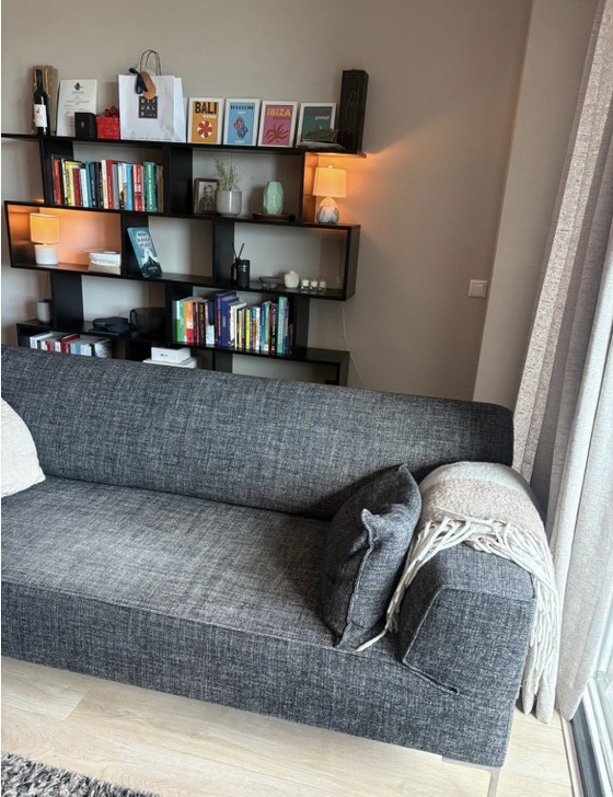 Design on Stock design sofa + ottoman | 210cm | Neat condition – 3-5 seaters, Aluminium, Chrome (photo 4 of 8)