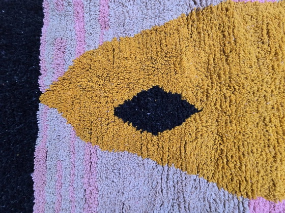 Tappeto berbero in pura lana, fatto a mano, 250x150 cm, prodotto in Marocco. – Tappeti, Wool (photo 6 of 10)