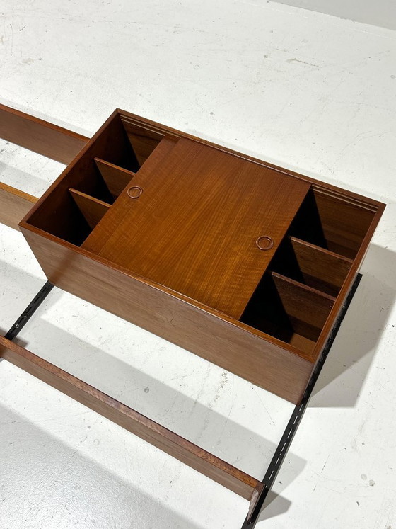 Sistema di pareti modulari in teak di Kai Kristiansen, danese, anni '60. – Armadi a muro, Wood (photo 18 of 22)