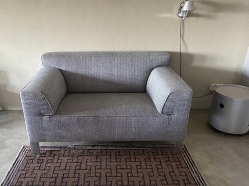 Sofá de dos plazas Pode Edit – loveseats, Metal, Textile
