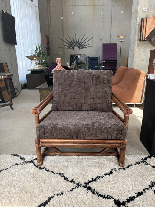 Juego (3) de sillones y mesa auxiliar McGuire – fauteuils, Bamboo, Wood (photo 2 of 6)