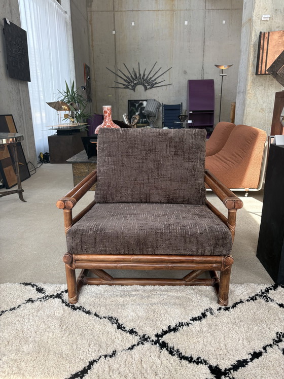 Juego (3) de sillones y mesa auxiliar McGuire – Mc Guire, Bamboo, Wood (photo 2 of 6)