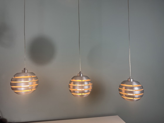 Image 1 of Sweeping retro Space Age Mercur pendants from Eglo,