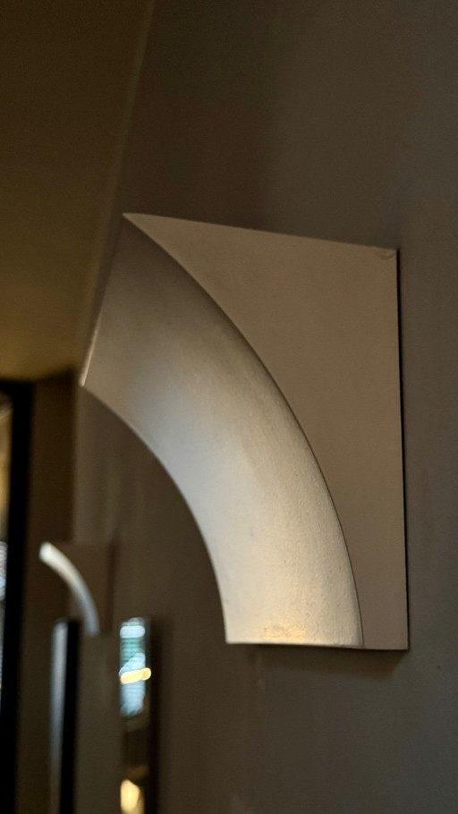2 x white Flos Pochette wall lamp