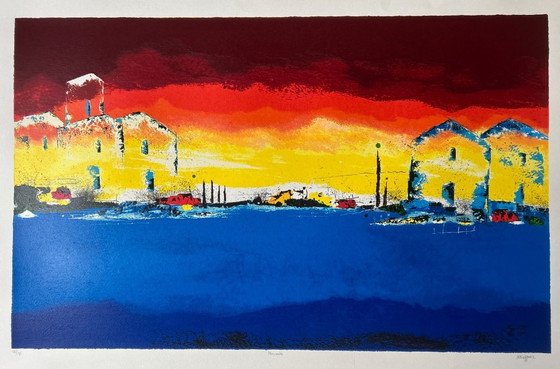 Image 1 of Screen print Henk Kuijpers - Mousaki