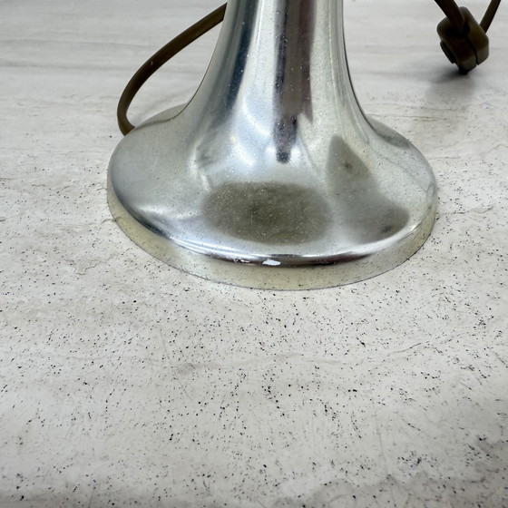 Image 1 of Set of 2 Aro leuchte table lamps with fabric shade , 1970s
