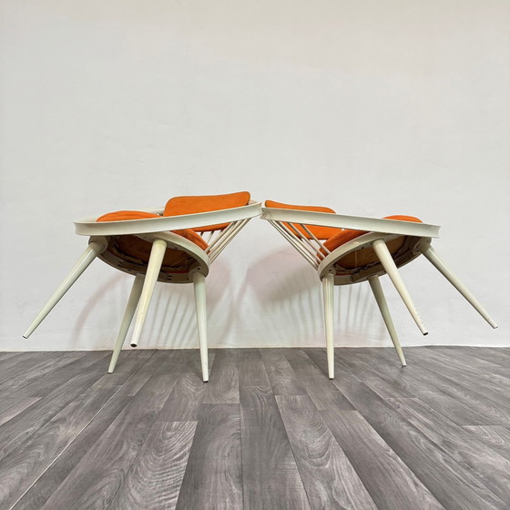 Image 1 of Yngve Ekström Mod.Circle. Par de sillones de diseño escandinavo de los años 60.