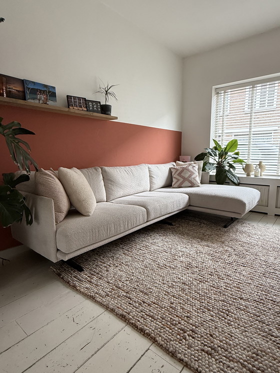 Image 1 of Studio Henk Modula 2,5-Sitzer Ecksofa – Teddyweiß