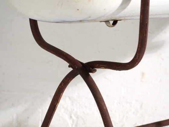 Antique bathtub in enamelled iron – Central Europe, circa 1950 #6 – Decorative Objects, Industrieel (photo 22 of 40)