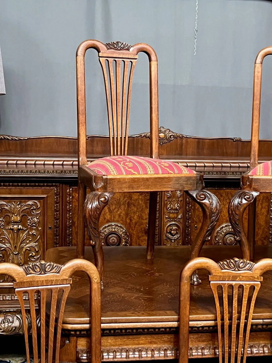 Set di 5 sedie in stile Chippendale. – Sedie da pranzo (photo 4 of 7)