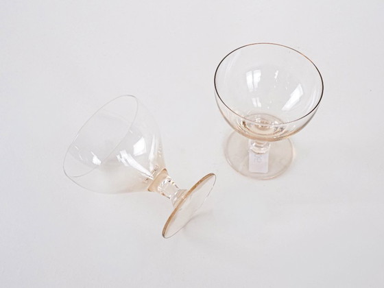 Image 1 of Set dessertkommen, Deens design, jaren 70, vervaardigd in Denemarken.