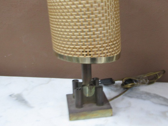 Image 1 of vintage brass lamp