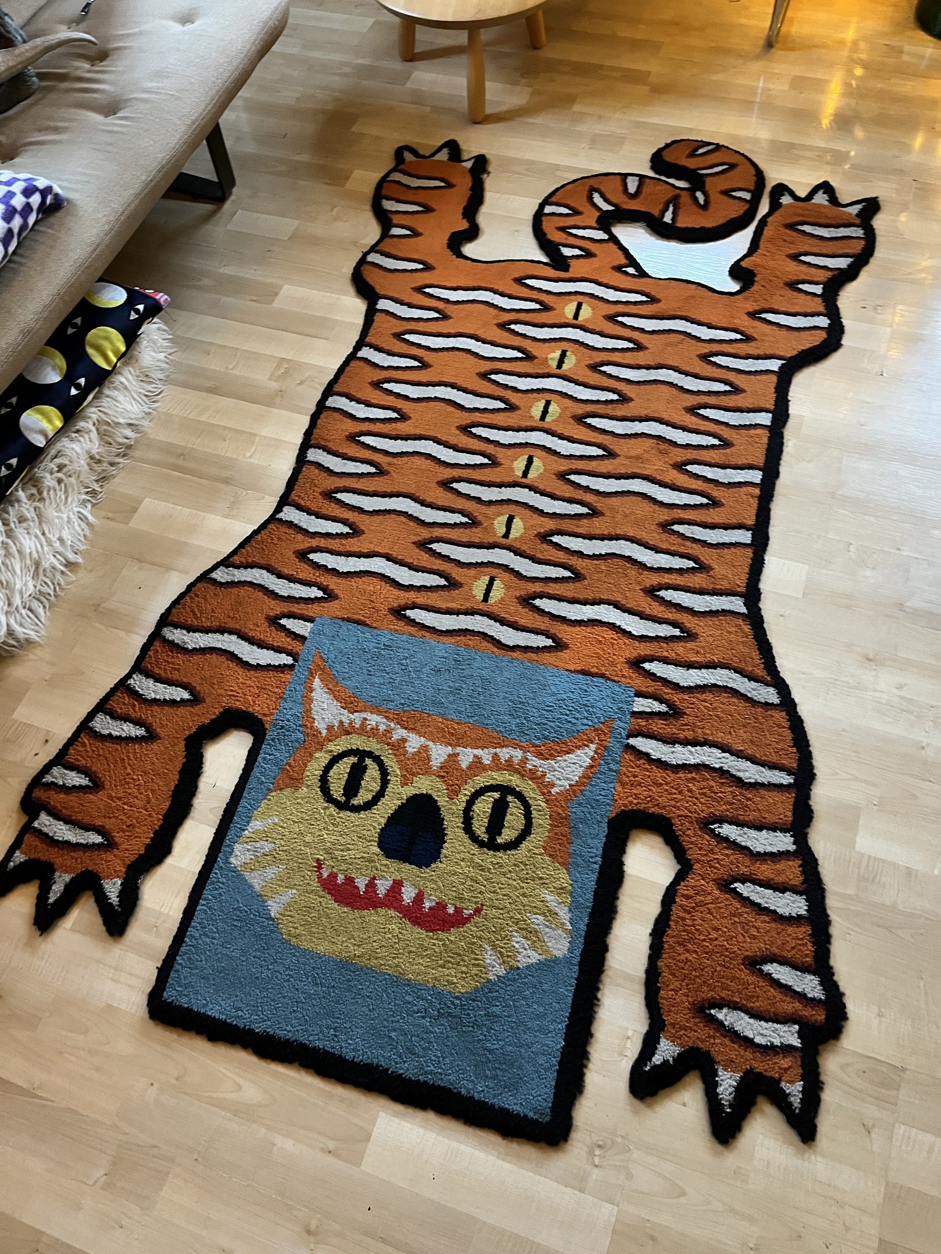 IKEA x Walter van Beirendonck Glodande Tijgertapijt | €810 | Whoppah