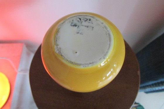 Image 1 of Saint John of the Desert vase, signed MBaptiste