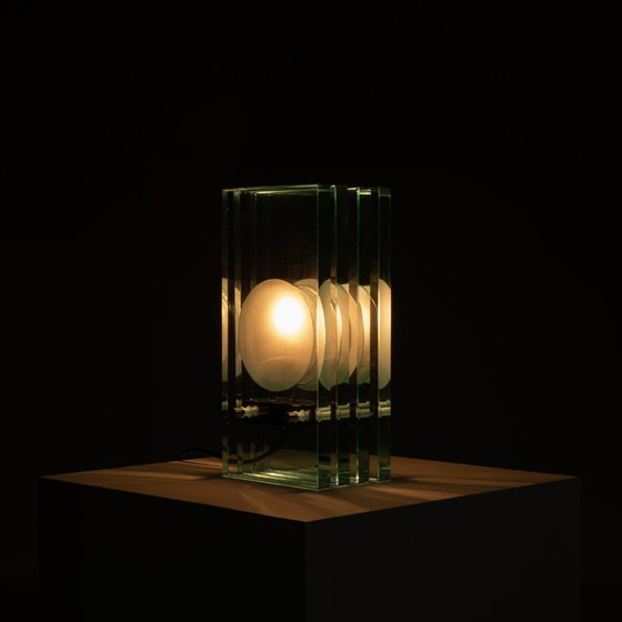 Image 1 of Glass Table Lamp by Giorgio Reggiori for Gallotti & Radice