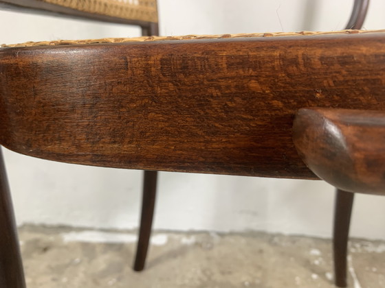 Image 1 of Chaises vintage A811 en rotin par Josef Hoffmann pour Thonet, années 1930, ensemble de 2