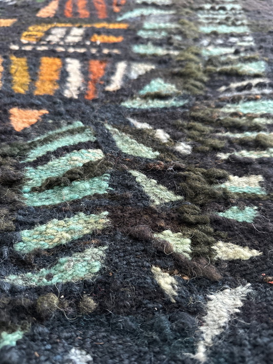 Image 1 of Tapisserie tuftée polonaise « Stara Robota » par Ewa Januszkowska pour ZWW (ca. 1965-1975)