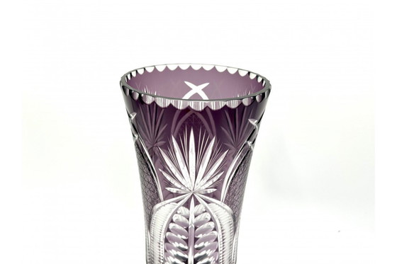 Image 1 of Große Kristallvase, Polen, 1960er Jahre