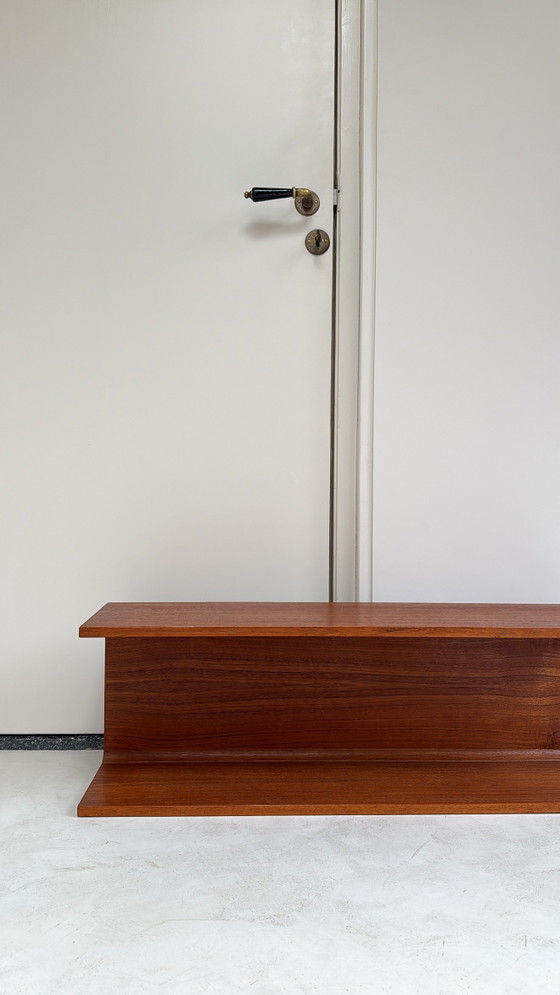 Mensola da parete vintage danese in legno di teak Pedersen & Hansen – Scaffali a muro, Wood (photo 9 of 13)
