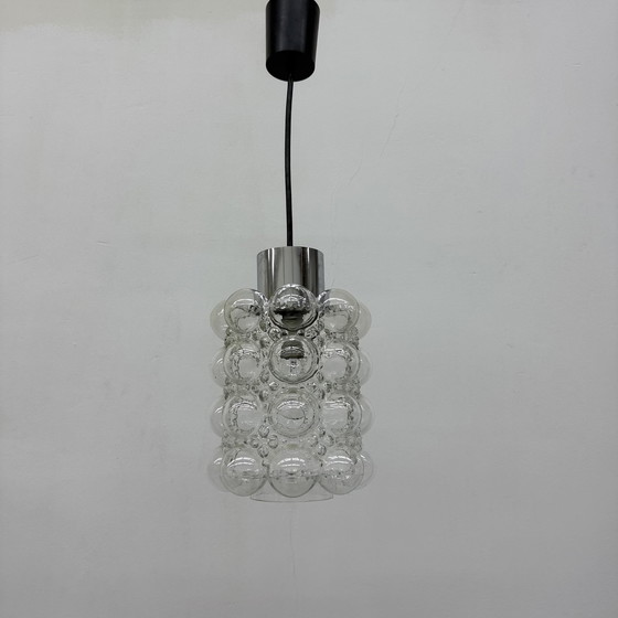 Image 1 of Gran colgante de cristal de burbujas de Helena Tynell para Limburgo, Alemania, década de 1970