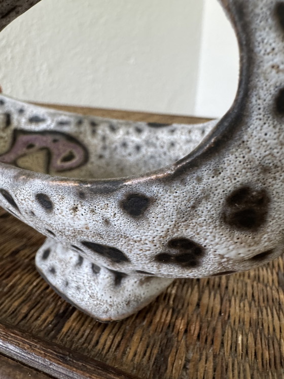 Image 1 of Keramisch sieradenbakje van Vallauris Bessone uit de jaren 60.