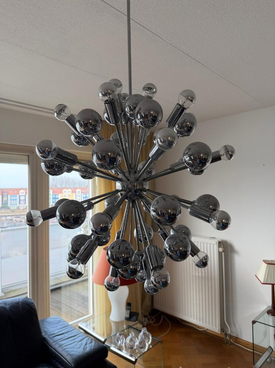 Lampada a Sospensione Sputnik Vintage Stile Space Age degli Anni '60 o '70 – Ingo Maurer (photo 21 of 22)