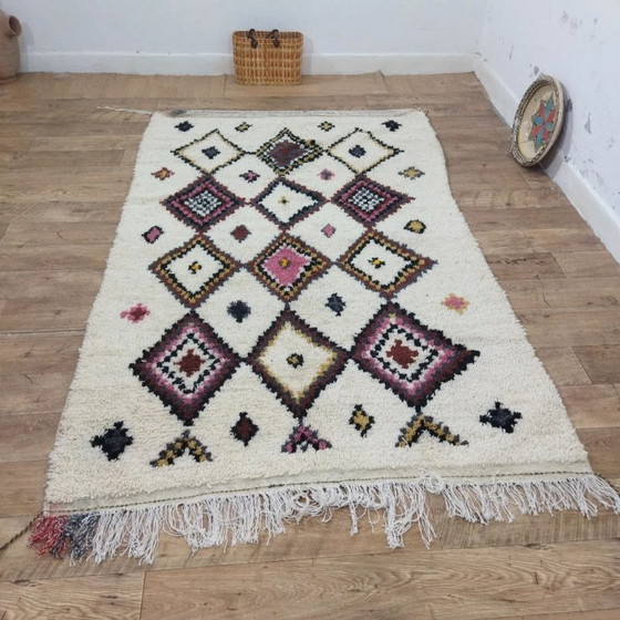 Image 1 of Azilal Berber Unic Rug Wool – Handwoven in Morocco (240 × 145 cm)