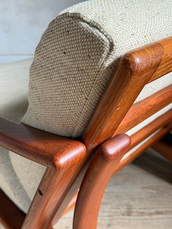 Divanetto scandinavo per tartine a 2 posti in teak Kirsten & Sven E. Jensen – Glostrup, Divani 2 posti, Wool (photo 6 of 11)