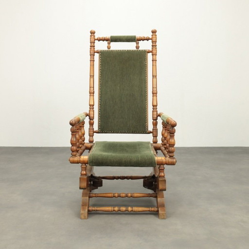 Chaise à bascule victorienne, vers 1920