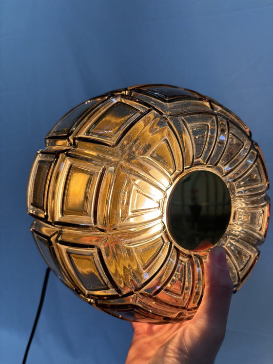 Image 1 of Plafonnier/applique murale vintage Glashütte Limburg des années 1960