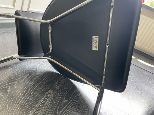 6x dining chairs by Giancarlo Vegni for Fasem