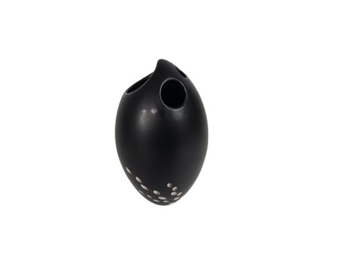 Flora Ceramics - Spring model - matte black - Gouda - signed - 1961
