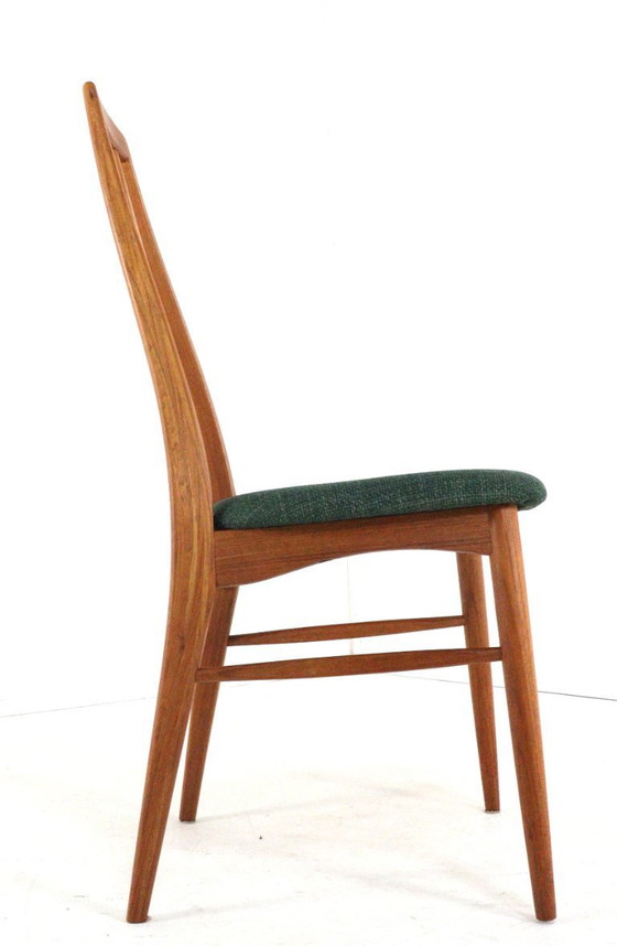 Image 1 of Set of 6 Niels Koefoed Eva dining chairs, vintage upholstered