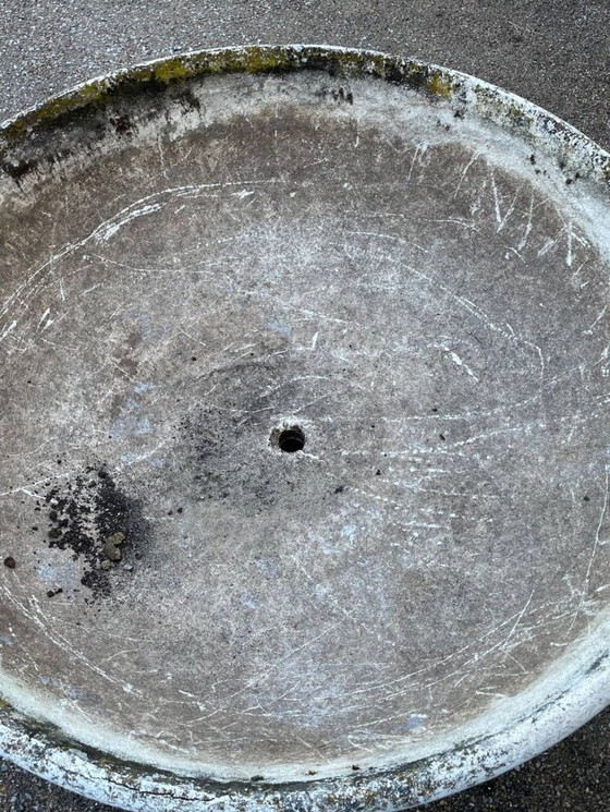 Image 1 of Jardinière Coupe à Fleurs Pot Ancien en Pierre