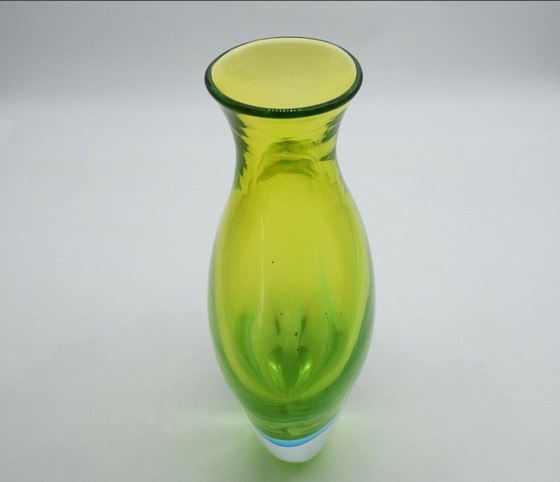 Image 1 of Flavio Poli For Seguso Vetri D’arte Large Sommerso Vase From The 1960s