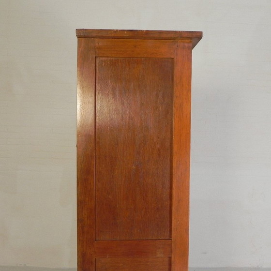 Image 1 of Eichenschrank mit Rollläden und 3 Rollläden, 180 cm hoch, 1950er Jahre