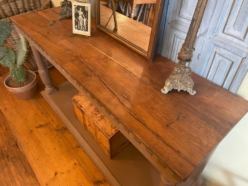 Table d'appoint Table d'appoint Table murale Double Plateau Antique