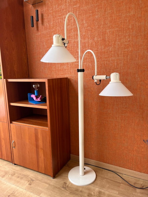 Beautiful Vintage Mid-Century Floor Lamp (1970s) – vloerlampen, Plastic, Metal