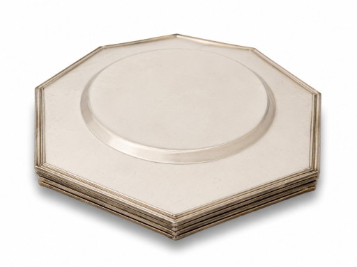 Set of 6 1980s silver placemats – tafelaccessoires, Metal (photo 2 of 5)