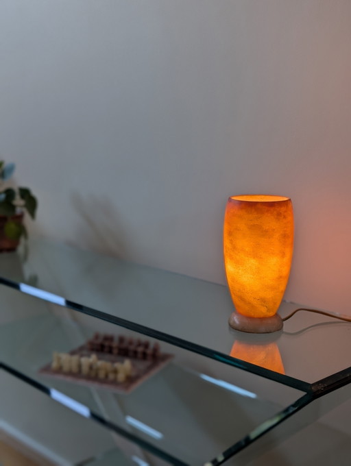 Vintage Alabaster Tischlampe