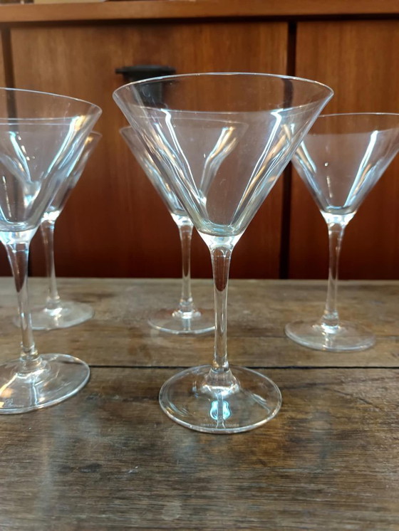 Image 1 of 6x verres à cocktail martini Cristal d'Arques 