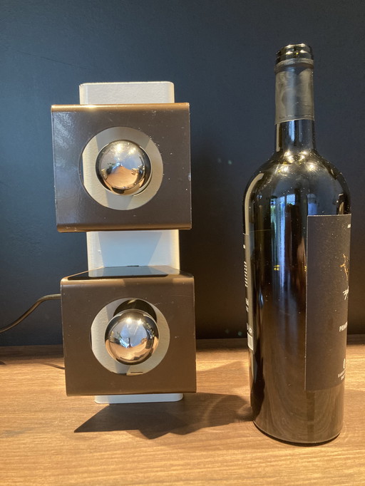 Lampe murale Philips vintage cube 1970