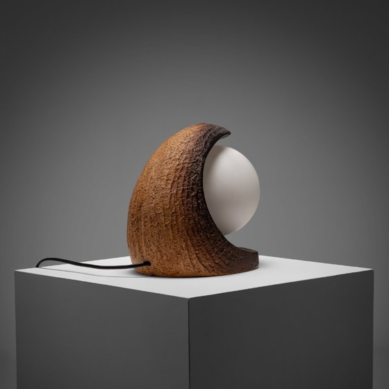 Eartly Ceramic Table Lamp by Doria Leuchten, Germany, 1970s – Glass (photo 4 of 11)