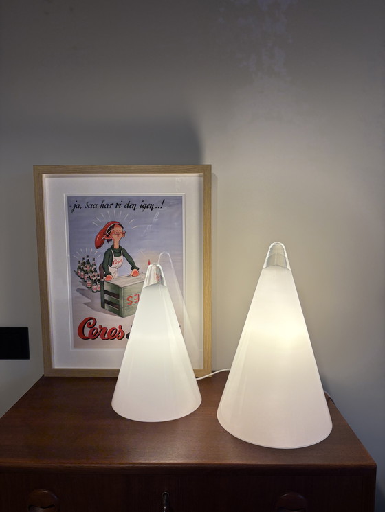 Image 1 of ¡Ilu di Vetro Iceberg Piramide TeePee XL & L Tafellamp!