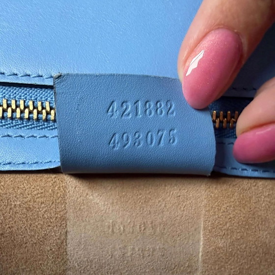 Gucci small Sylvie cuir bleu – Autres sacs (photo 19 of 19)