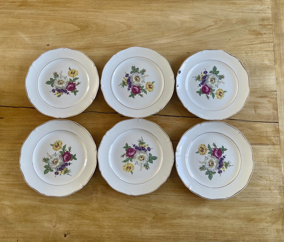 Image 1 of Juego de 6 platos de postre