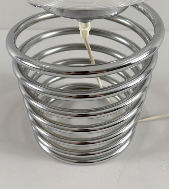 Image 1 of INGO MAURER. per Honsel, lampada da tavolo a spirale, Germania, anni '70