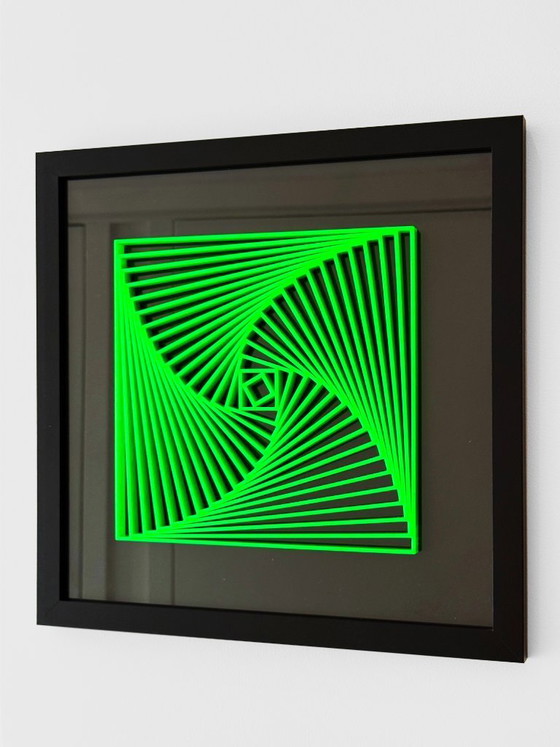 Image 1 of Tríptico espiral cromático – Juego de 3