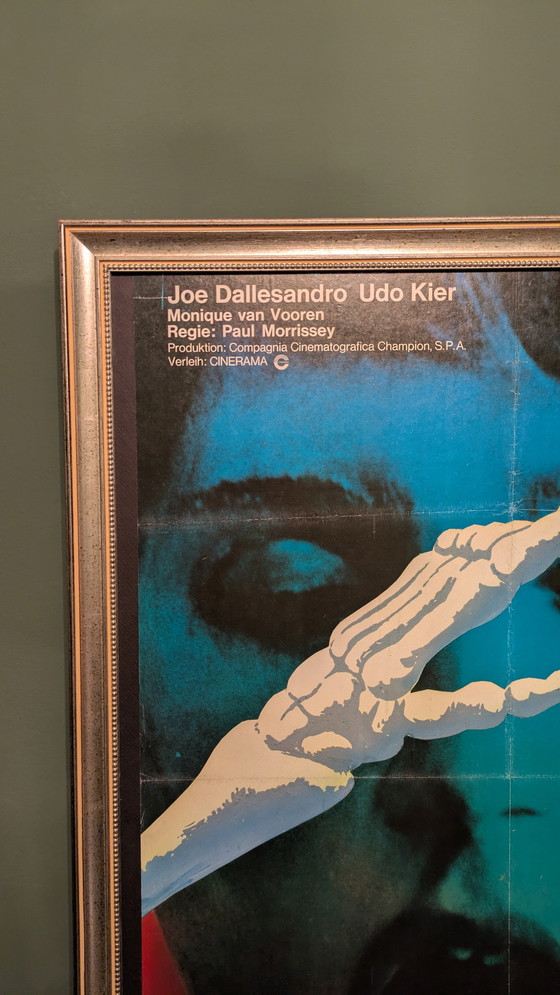 Image 1 of Andy Warhol's Frankenstein movie poster, vintage