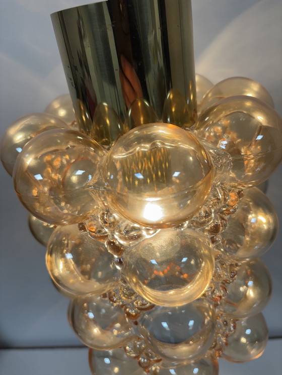 Image 1 of Exklusive Limburg Helena Tynell Bubble Lampe aus goldfarbenem Glas